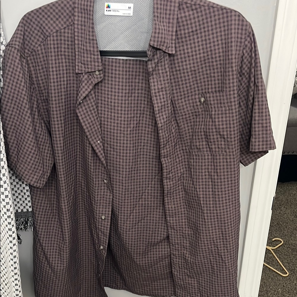 Men's Super Soft Checkered Short sleeve Shirt